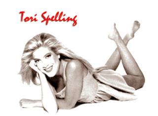 Tori Spelling feet photo thumbnail