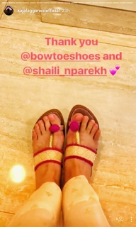 Kajal Aggarwal feet photo thumbnail
