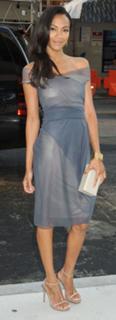 Zoe Saldana feet photo thumbnail