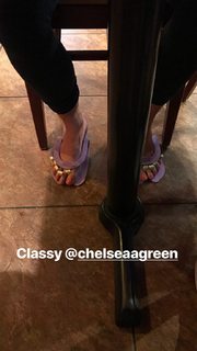 Chelsea Green feet photo thumbnail