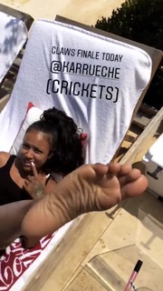 Karrueche Tran feet photo thumbnail