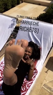 Karrueche Tran feet photo thumbnail