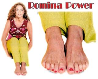 Romina Power feet photo 2