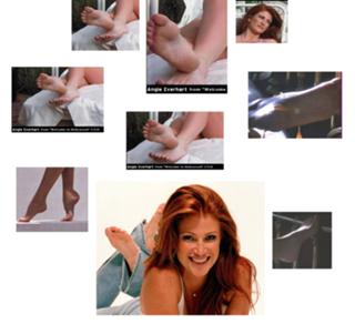 Angie Everhart feet photo 2