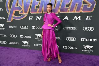 Zoe Saldana feet photo thumbnail