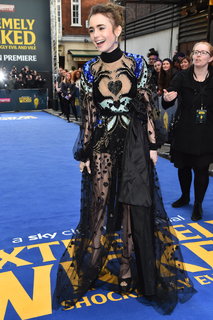 Lily Collins feet photo thumbnail