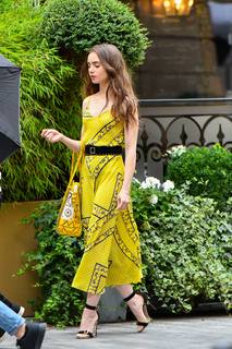 Lily Collins feet photo thumbnail