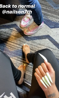 Cardi B feet photo thumbnail