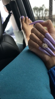 Cardi B feet photo thumbnail