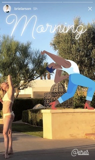 Brie Larson feet photo thumbnail