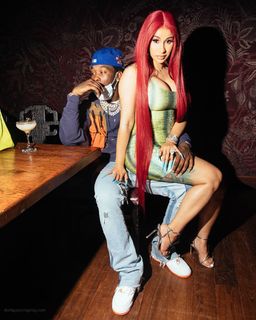 Cardi B feet photo thumbnail