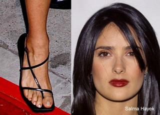 Salma Hayek feet photo thumbnail