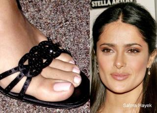 Salma Hayek feet photo thumbnail