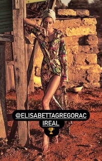 Elisabetta Gregoraci feet photo thumbnail