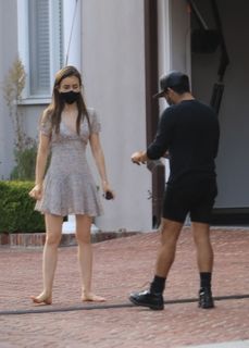 Lily Collins feet photo thumbnail