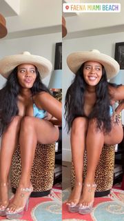 Angela Simmons feet photo thumbnail