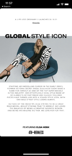 Elsa Hosk feet photo thumbnail