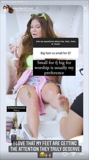 Chanel West Coast feet photo thumbnail