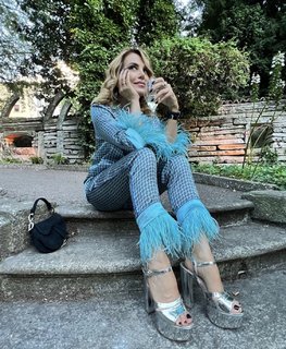 Barbara D'Urso feet photo 1