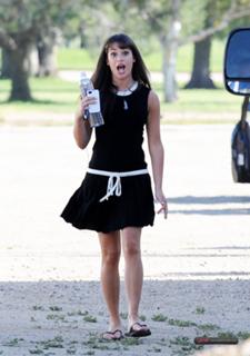 Lea Michele feet photo thumbnail