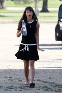Lea Michele feet photo thumbnail