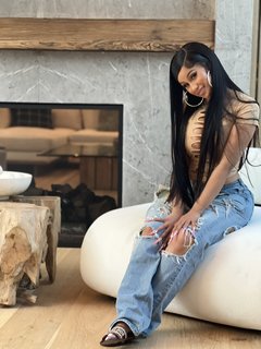 Cardi B feet photo thumbnail