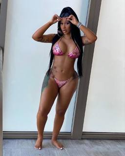 Cardi B feet photo thumbnail