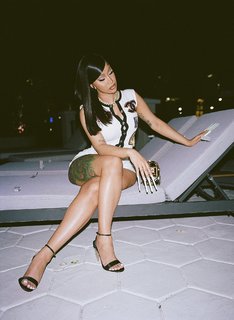 Cardi B feet photo thumbnail