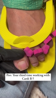 Cardi B feet photo thumbnail
