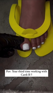 Cardi B feet photo thumbnail