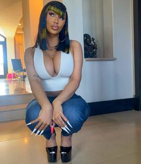 Cardi B feet photo thumbnail