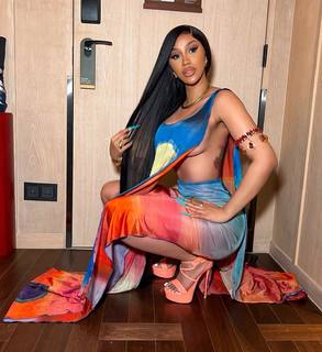 Cardi B feet photo thumbnail