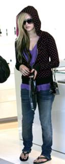 Avril Lavigne feet photo thumbnail