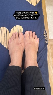 Hina Khan feet photo thumbnail