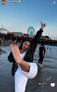 Queen Naija feet photo thumbnail