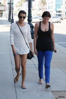 Lea Michele feet photo thumbnail