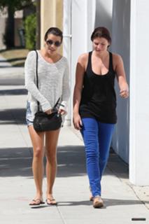 Lea Michele feet photo thumbnail