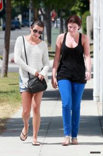 Lea Michele feet photo thumbnail