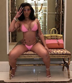 Cardi B feet photo thumbnail
