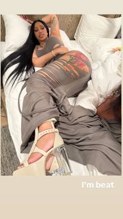 Cardi B feet photo thumbnail