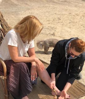 Agata Mlynarska feet photo thumbnail