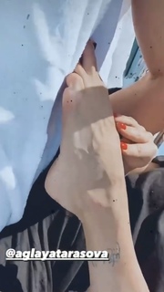 Aglaya Tarasova feet photo 12