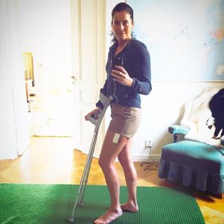 Agneta Sjödin feet photo 3