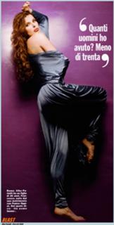 Alba Parietti feet photo thumbnail