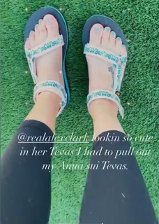 Alex Clark feet photo 19