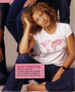 Alex Kingston feet photo 2