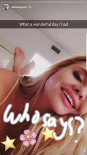 Alli Simpson feet photo 10