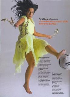 Amel Bent feet photo 3