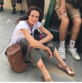 Andie MacDowell feet photo thumbnail