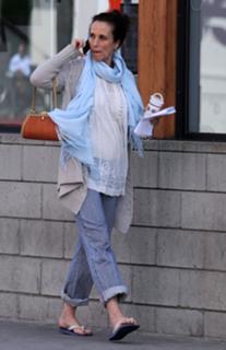 Andie MacDowell feet photo thumbnail